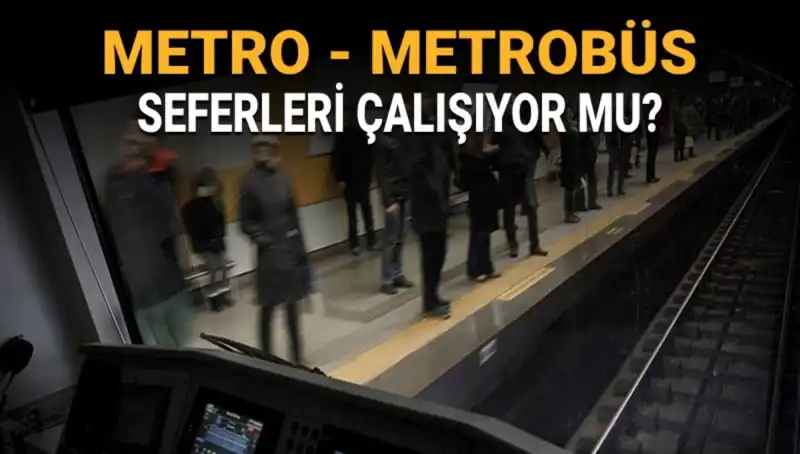 İstanbul'da Metrobüs ve Metro Seferleri Bugün Açık mı? Detaylar Burada!