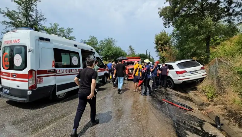 Sakarya'da Kamyonet ve Cip Çarpıştı: 4 Çocuk, 5 Yara ile Hastanelik Oldu