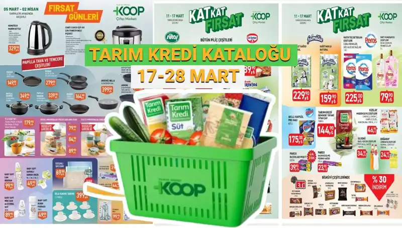 Tarım Kredi Kooperatif Marketleri'nde Büyük İndirim: Kahve Takımından Tencereye!
