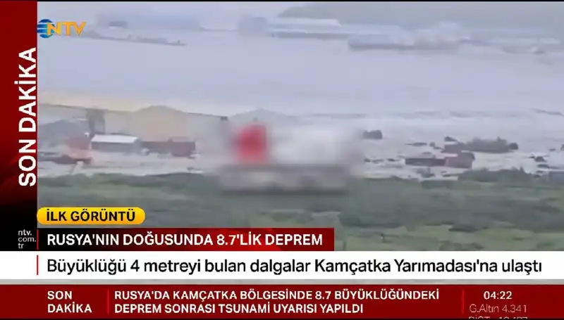 İlk Tsunami Dalgaları Kamçatka Kıyılarını Vurdu: Neler Yaşandı?