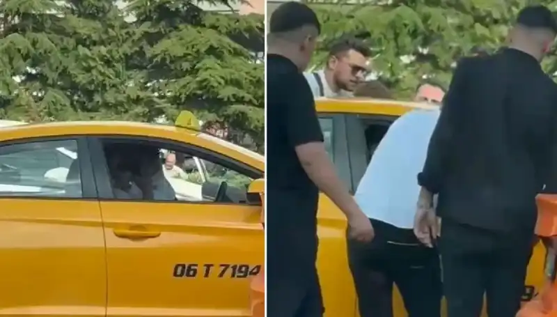 Trafikte Kadına Şiddet Olmadan Geçmeyen Olay: Taksi Şoförüne Yumruk Atıldı